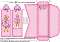 Nell Meerkat's Present Bookmark Card N Envelope