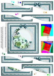 Spring Flowers Quick Card with Wavy Spiral Side Stacker