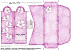 Apple Blossom Bookmark Card N Envelope