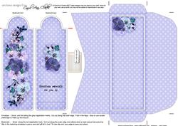 Spring Flowers Bookmark Card N Envelope