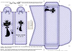 Kute Kat Bookmark Card N Envelope