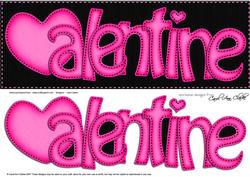 Large Dl Valentine Felties Quick Card N 3D Decoupage