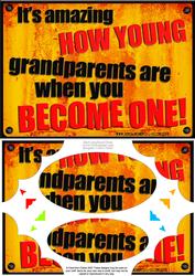 A5 Fun Novelty Senior Moment Scallop Corners and Pyramage