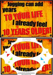 A5 Fun Novelty Senior Moment Scallop Corners N Pyramage