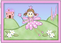 A4 Fairy Twinkletoes Card Topper