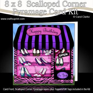 8 x 8 Little Shoe Shop Scalloped Corner Kit