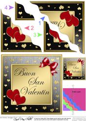 Italian Valentines Day Corner Side Stacker