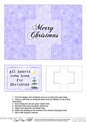 Christmas Message Swing Card