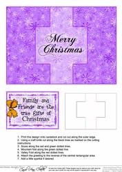 Christmas Message Swing Card