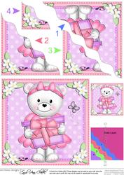 Teddy Tess's Present Wavy Corner Side Stacker