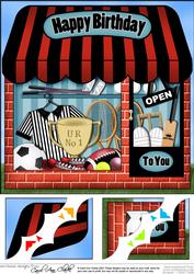8 x 8 the Little Sports Shop Topper