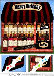 8 x 8 the Little Wine Shop Topper