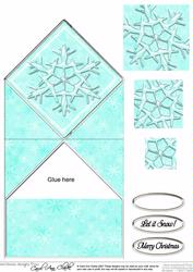 Snowflake Diamond Top Card