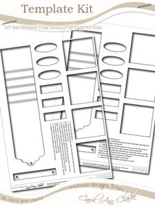 Waterfall Sheet Png Template Kit - 2 Sheet Kit