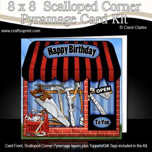 8 x 8 Little Tool Shop Scalloped Corner Kit
