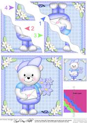 Teddy Ed's Love Letter Wavy Corner Side Stacker