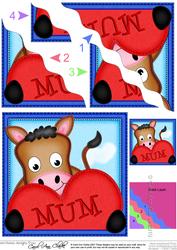 Gi Gi Horse's Heart for Mum Wavy Corner Side Stacker