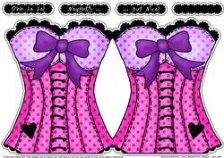 Ohh La La!! Shaped Card