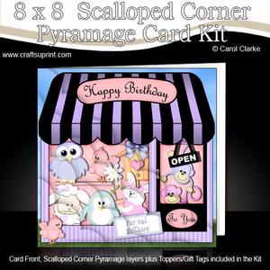 8 x 8 Little Pet Shop Scalloped Corner Kit