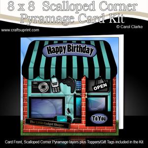 8 x 8 Little Gadgets N Gizmos Shop Scalloped Corner Kit