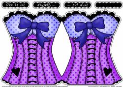 Ohh La La Shaped Card