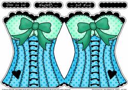 Ohh La La Shaped Card