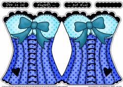 Ohh La La Shaped Card