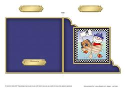 Pirates Ahoy Cut and Fold Corner Card