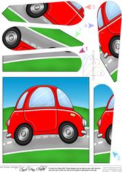Funky Car Fan Pyramage Topper