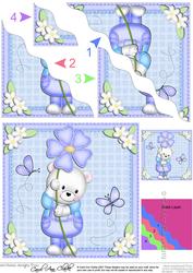 Teddy Ed's Flower Wavy Corner Side Stacker