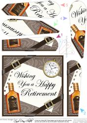 Retirement Fan Pyramage Topper