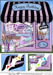 8 x 8 the Little Craft Shop Topper