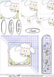 Little Lamb Quick Card with Pyramage