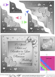 Sister and Brother in Law Platinum Wedding Anniversary