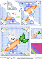 Teddy Ed's Bunny Ears Wavy Corner Side Stacker