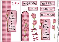 Greeting Card with Decoupage