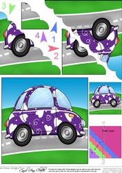 Funky Car Scallop Corner Side Stacker Topper