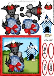 Hamish's Easter Egg Quick Card N 3D Decoupage