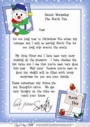 Child's Letter from Santa