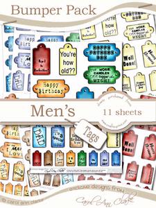 Bumper Value Pack of Men's Tags