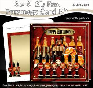 8 x 8 Birthday at the Pub Fan Pyramage Kit