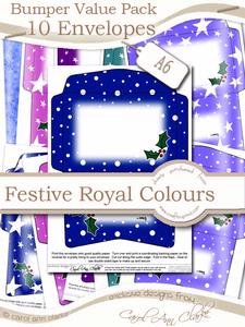 Bumper Value Pack of A6 Christmas Envelopes