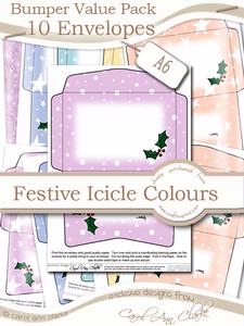 Bumper Value Pack of A6 Christmas Envelopes