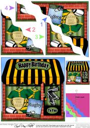 The Little Rugby Shoppe Wavy Corner Side Stacker
