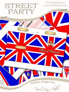 Uk Patriotic Street Party Kit