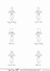 Kool Kats Black & White Digital Image Stamps
