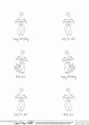 Kool Kats Black & White Digital Image Stamps