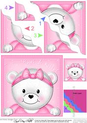 Teddy Tess Wavy Corner Side Stacker Topper