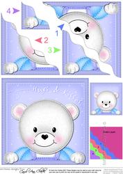 Teddy Ted Wavy Corner Side Stacker Topper