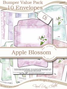 Bumper Value Pack of C6 Apple Blossom Envelopes